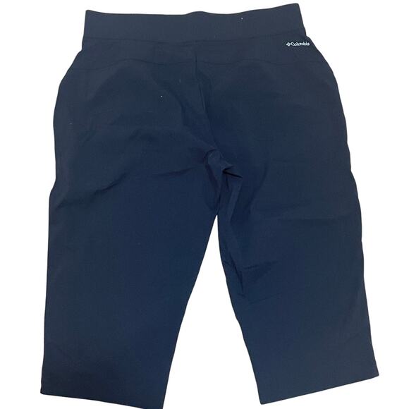 Columbia Women's Large‎ Black Anytime Casual Pull-On Capri Pants Outdoors Hiking - Picture 4 of 5
